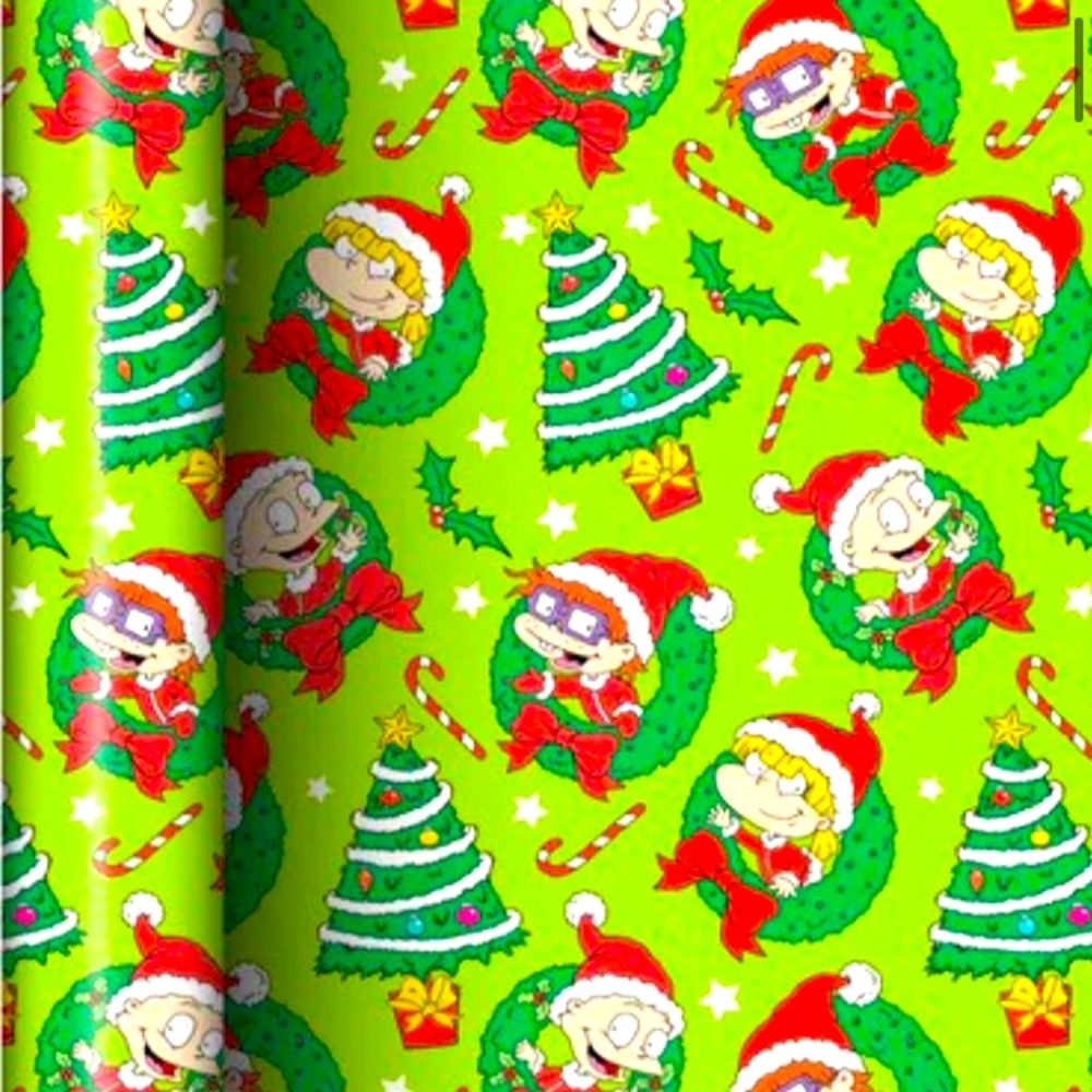 RUGRATS CHRISTMAS WRAPPING PAPER